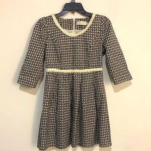 Mini dress with pearl accents